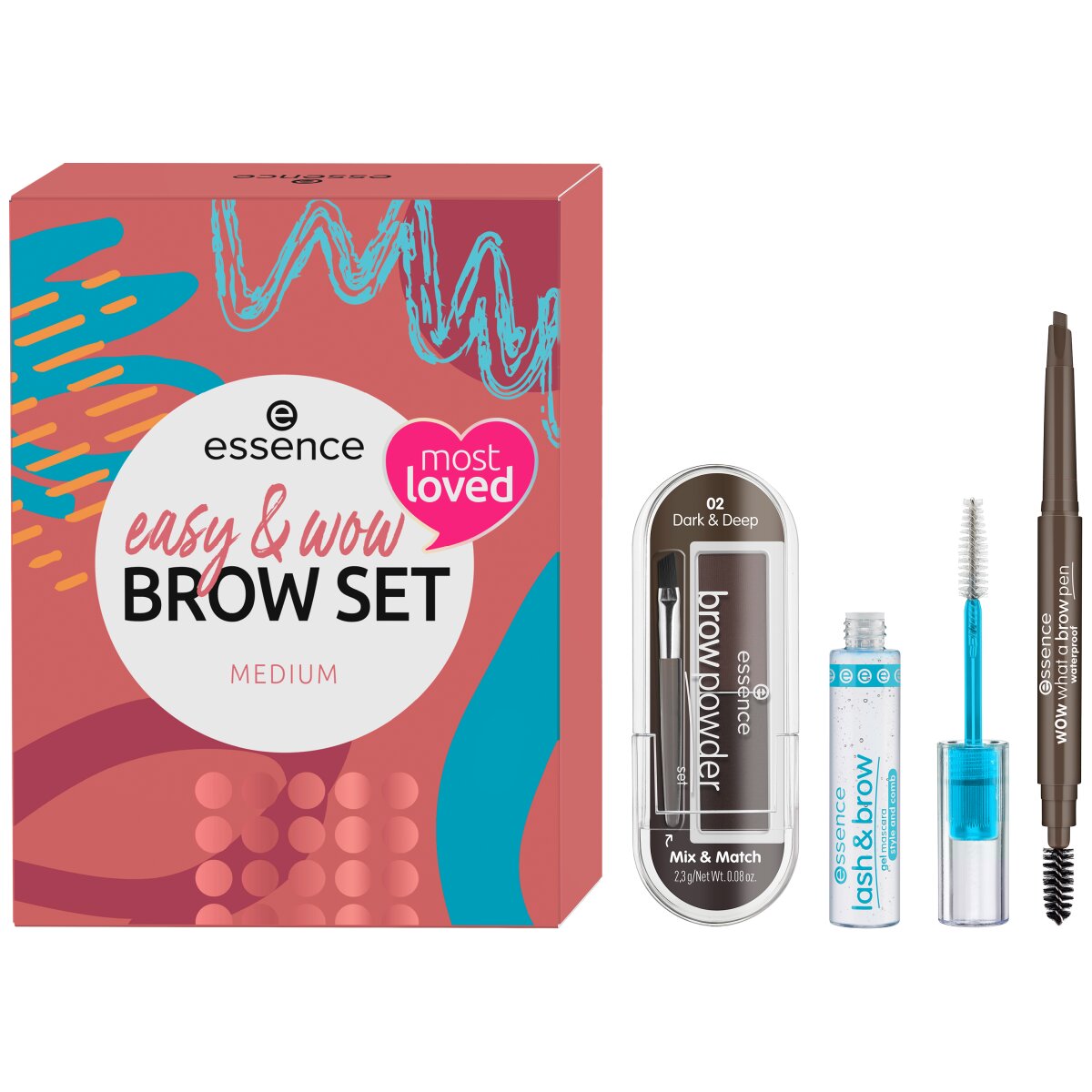 Essence Easy & Wow Brow Set Medium