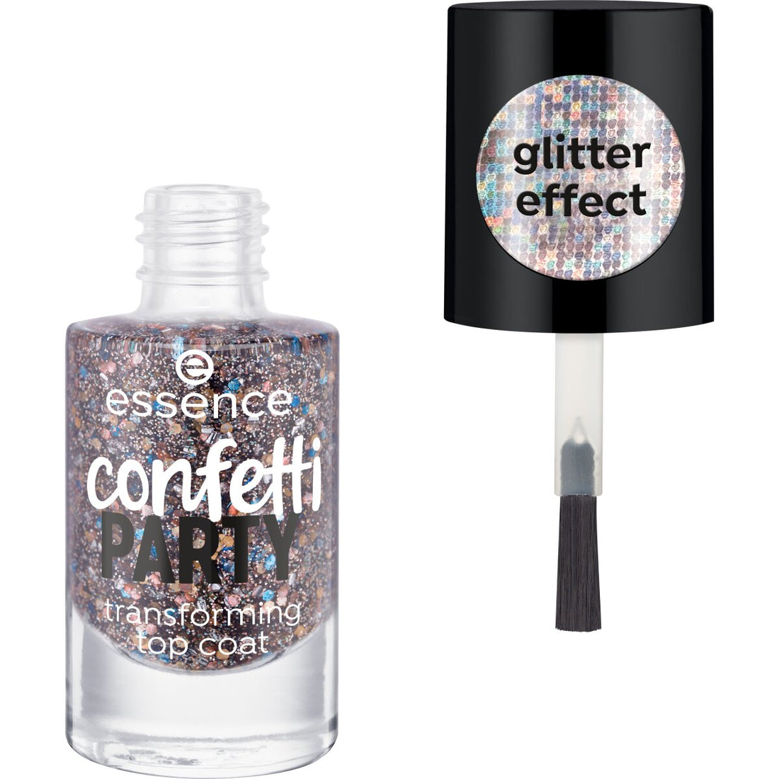 Essence Confetti Party Transforming Top Coat