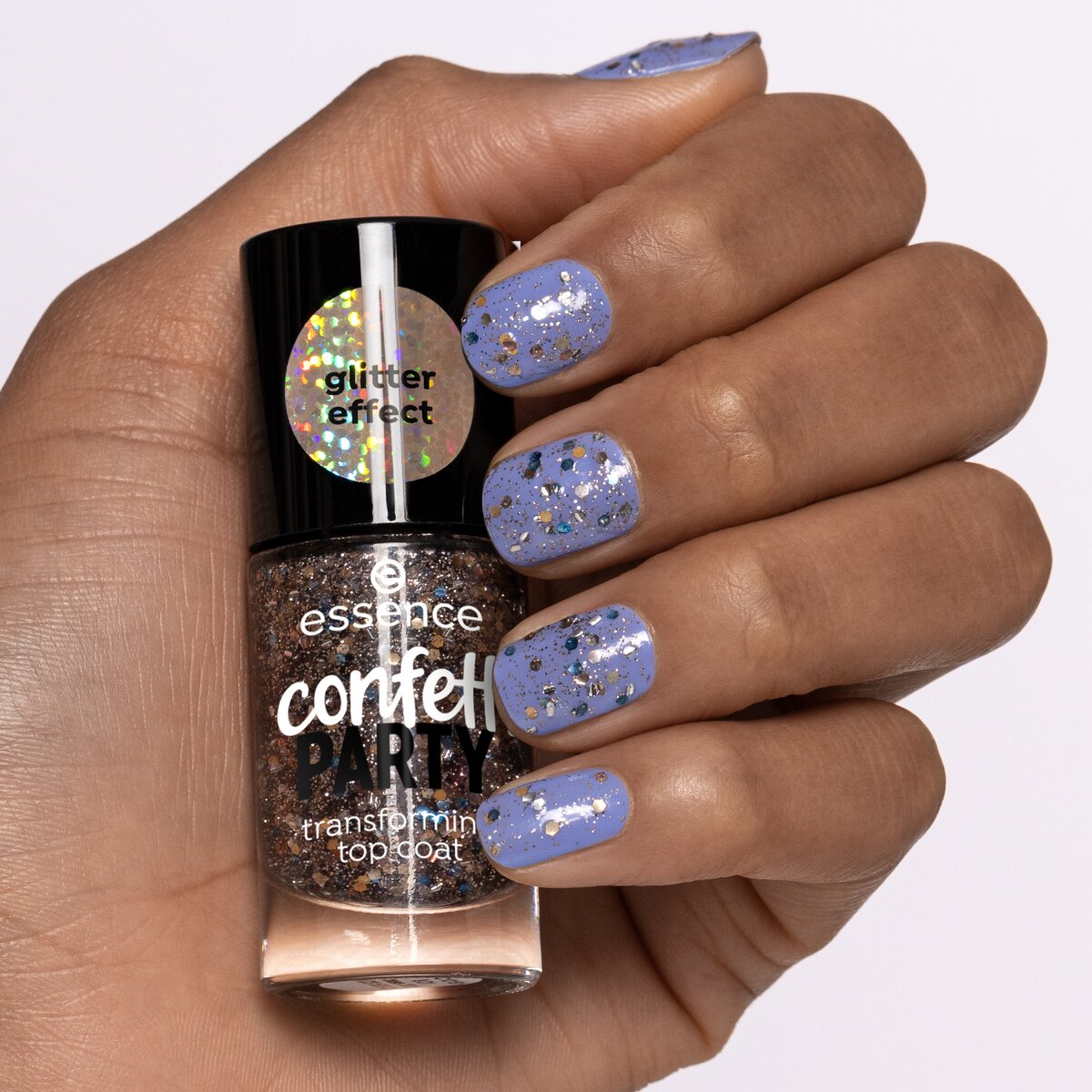 Essence Confetti Party Transforming Top Coat