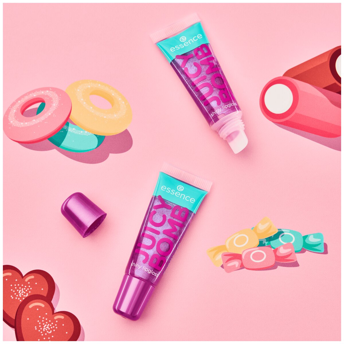 Essence Juicy Bomb Shiny Lipgloss Set 02 Sweet & Glossy!