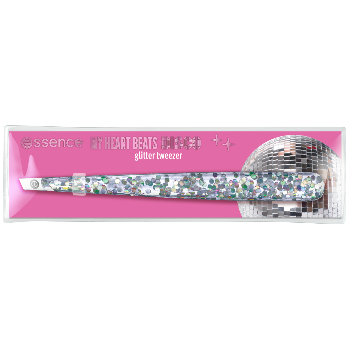 Essence My Heart Beats Disco Glitter Tweezer 01 Dazzling Disco Fever