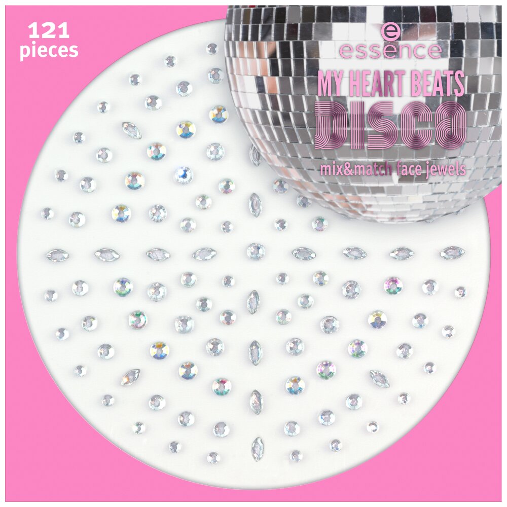 Essence My Heart Beats Disco Mix&Match Face Jewels 01 Disco-Ver Your Sparkle!
