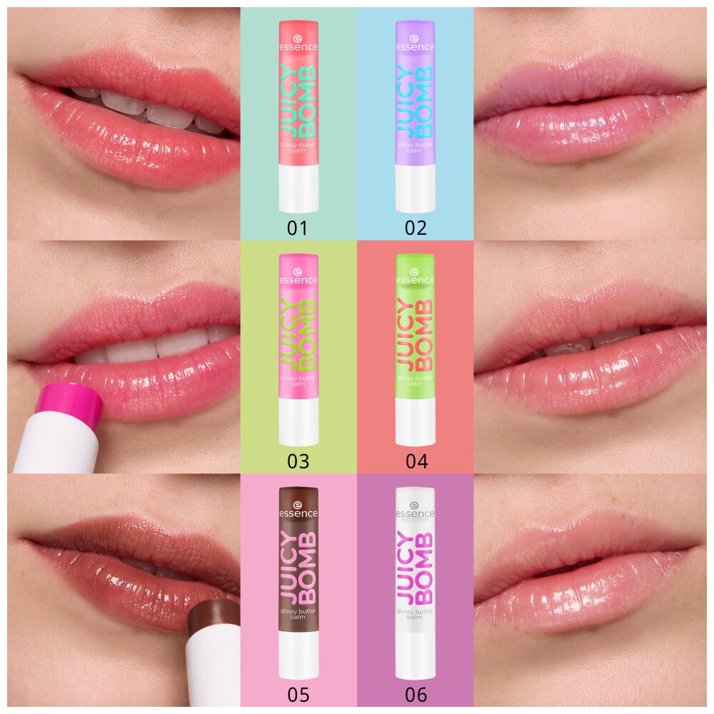 essence Juicy Bomb Glossy Butter Balm