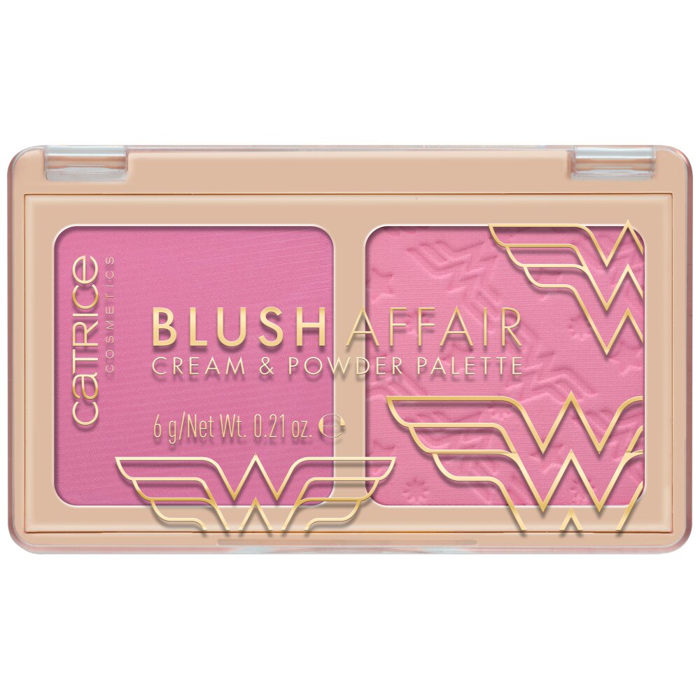 Catrice Wonder Woman Blush Affair Cream &amp; Powder Palette 010 Champion for all