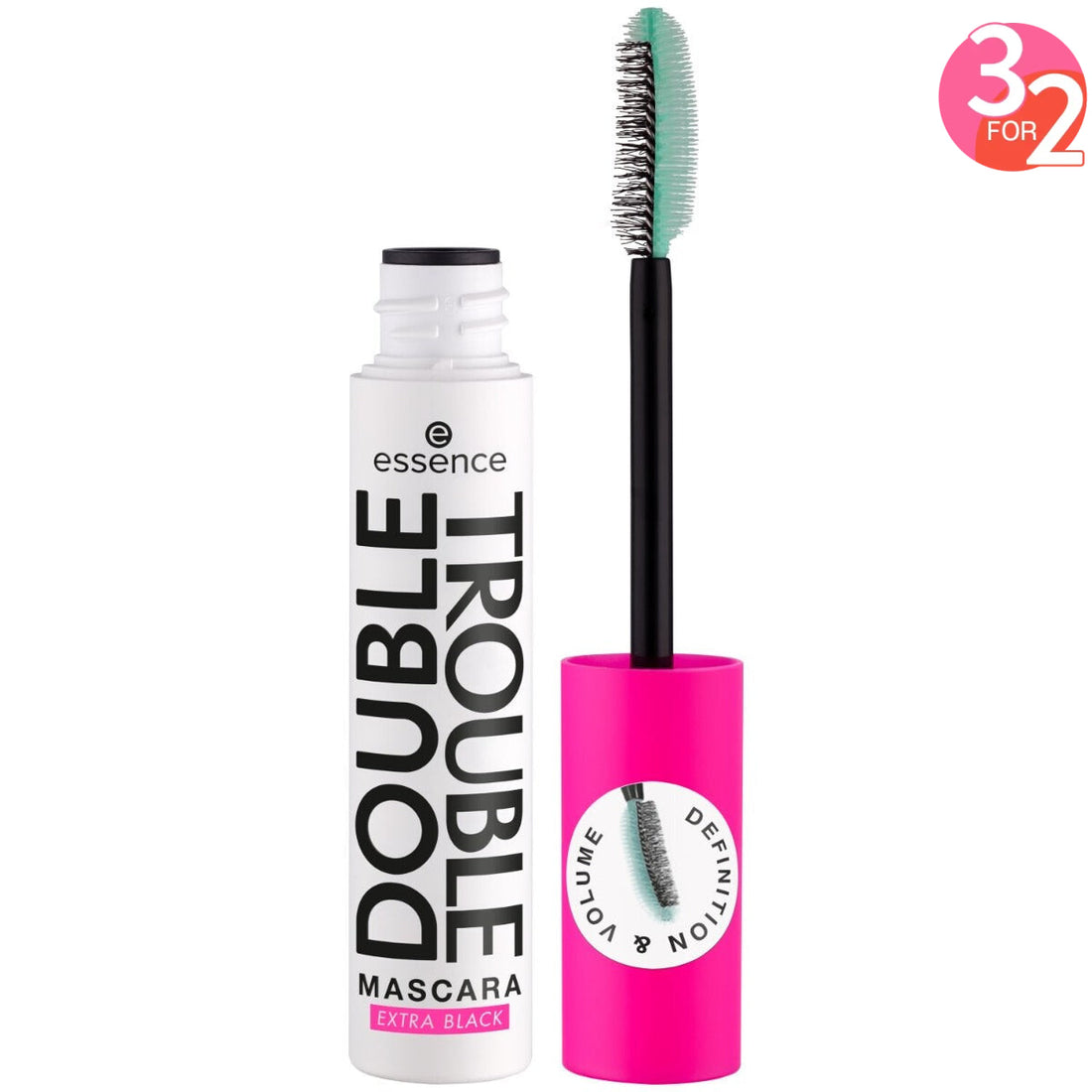 Essence Double Trouble Mascara Extra Black