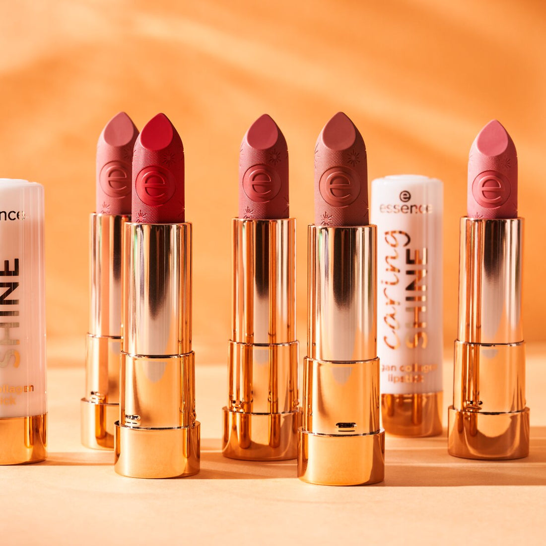 Essence Caring Shine Vegan Collagen Lipstick 206