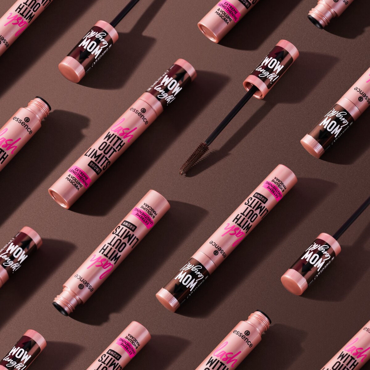 Essence Lash Without Limits Brown Extreme Lengthening &amp; Volume Mascara 02