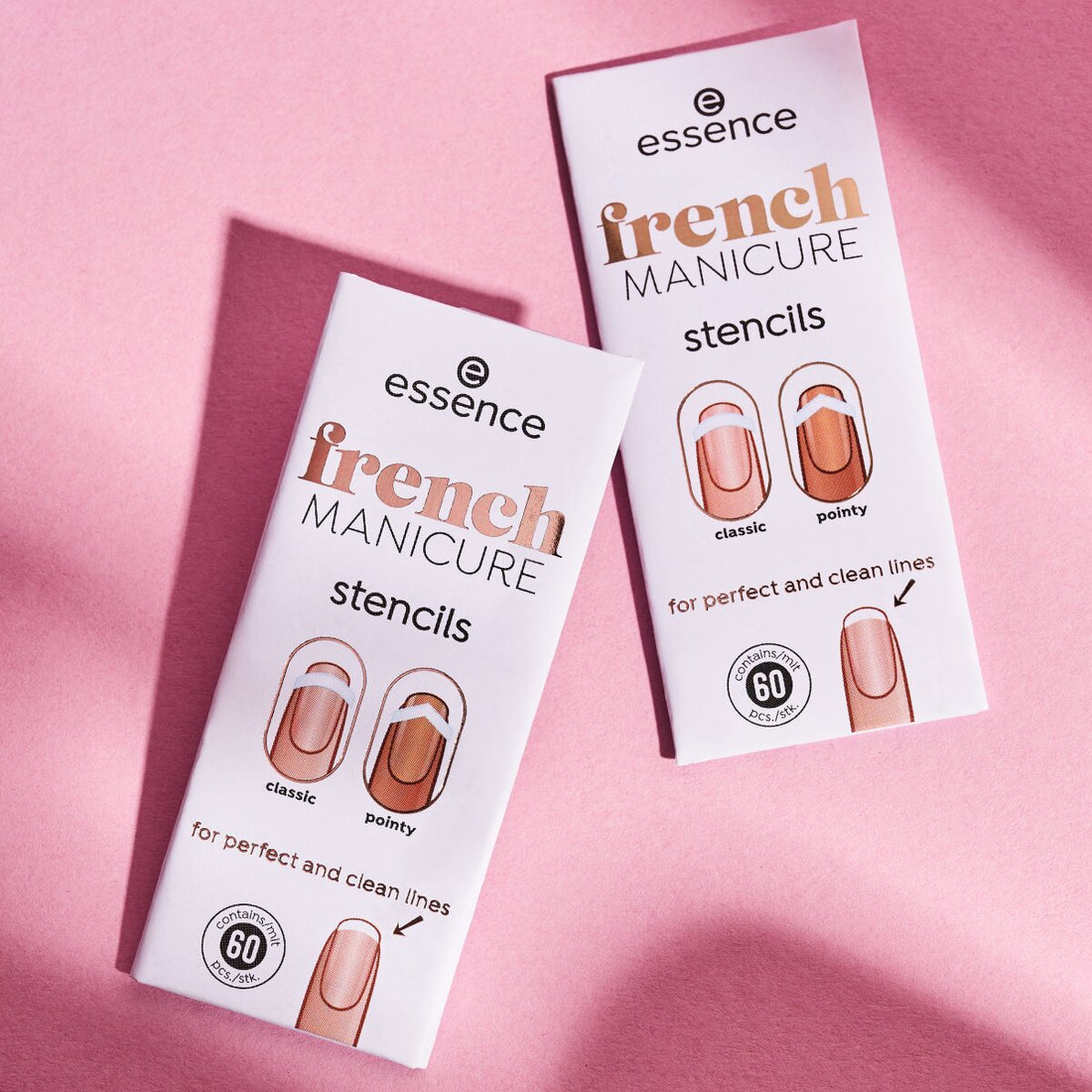 Essence French Manicure Stencils 01