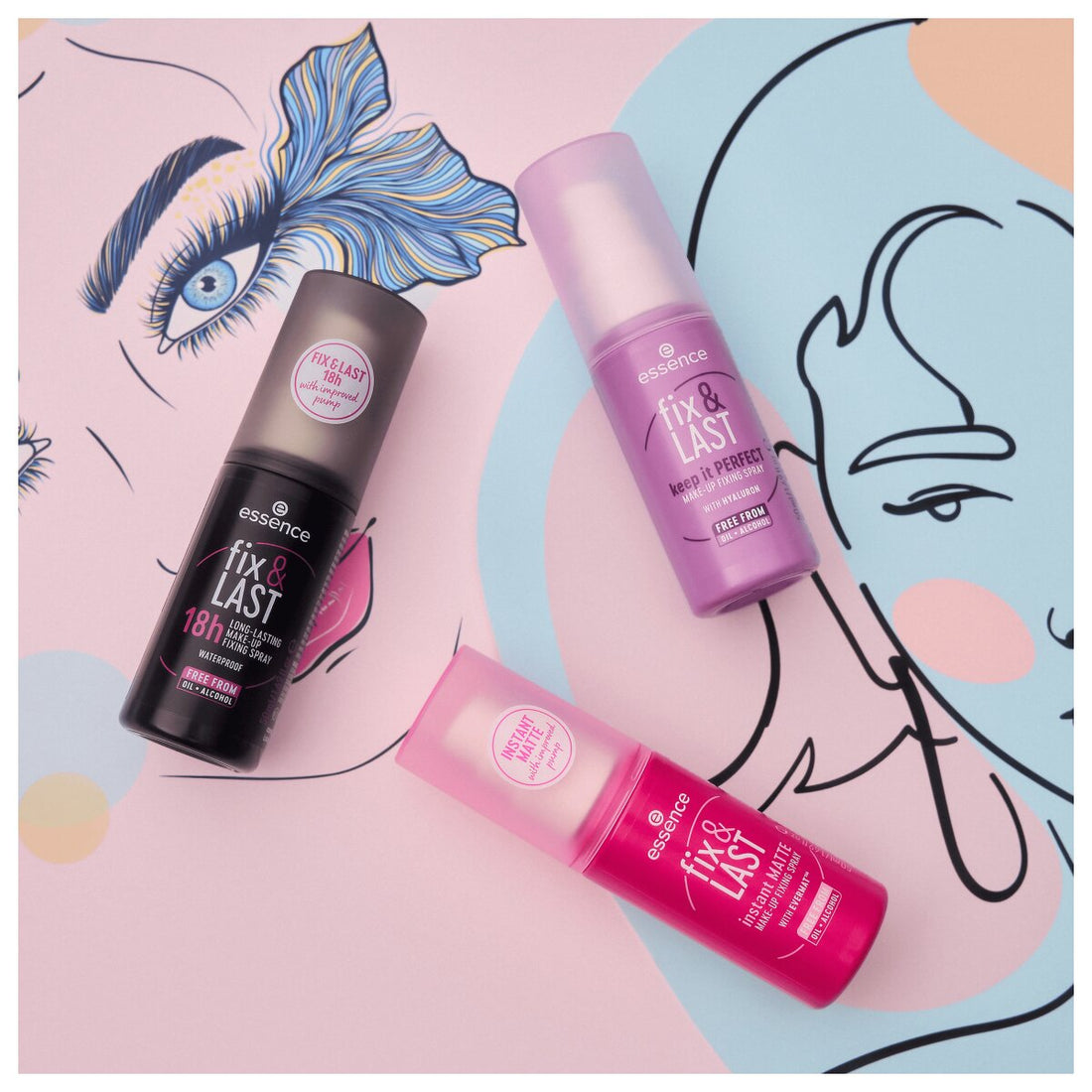 Essence Fix &amp; Last 18H Long-Lasting Make-Up Fixing Spray