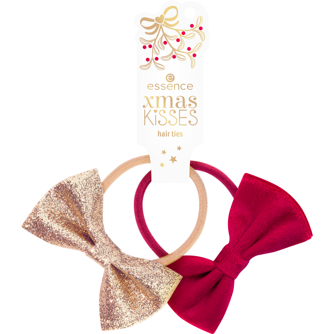 Essence Xmas KiSSES Hair Ties 01 Mistletoe&