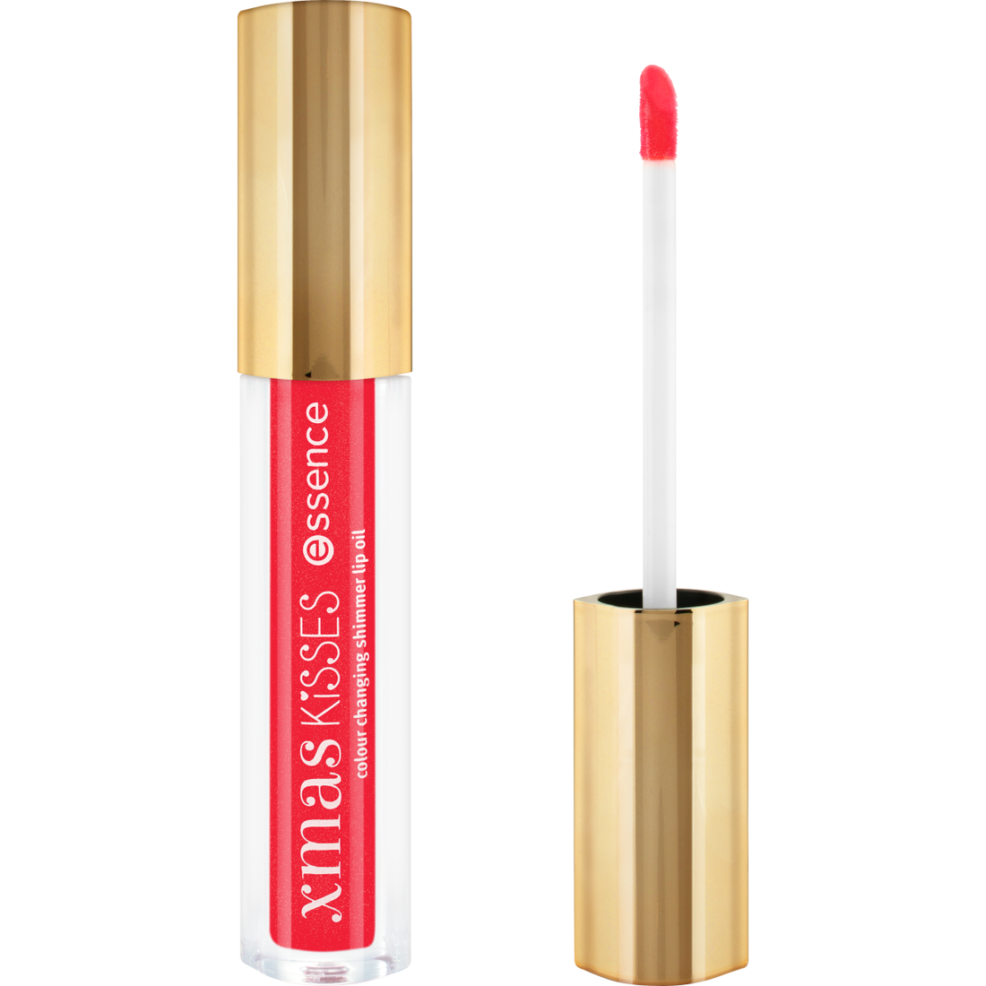 Essence Xmas KiSSES Colour Changing Shimmer Lip Oil 01 Kiss &amp; Wish!