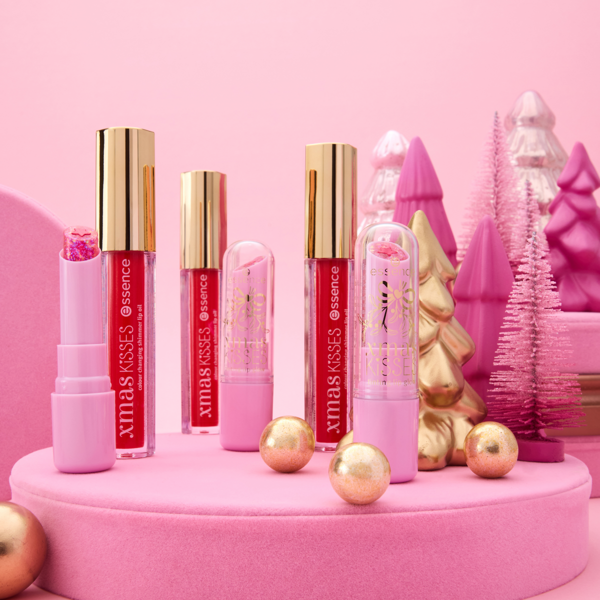 Essence Xmas KiSSES Colour Changing Shimmer Lip Oil 01 Kiss &amp; Wish!
