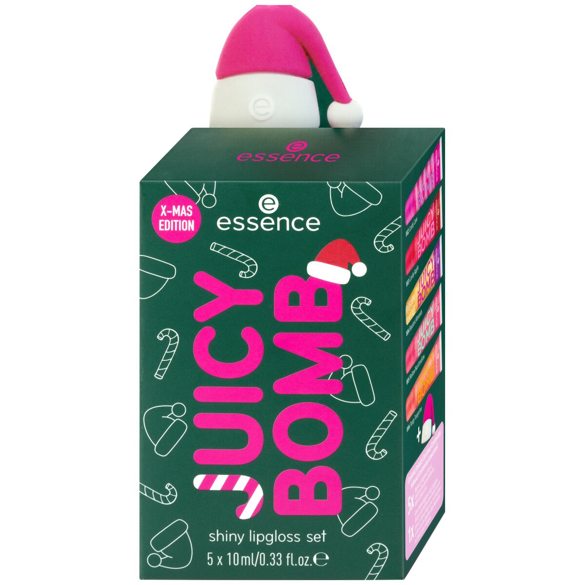 Essence JUICY BOMB Xmas Edition Shiny Lipgloss Set 01