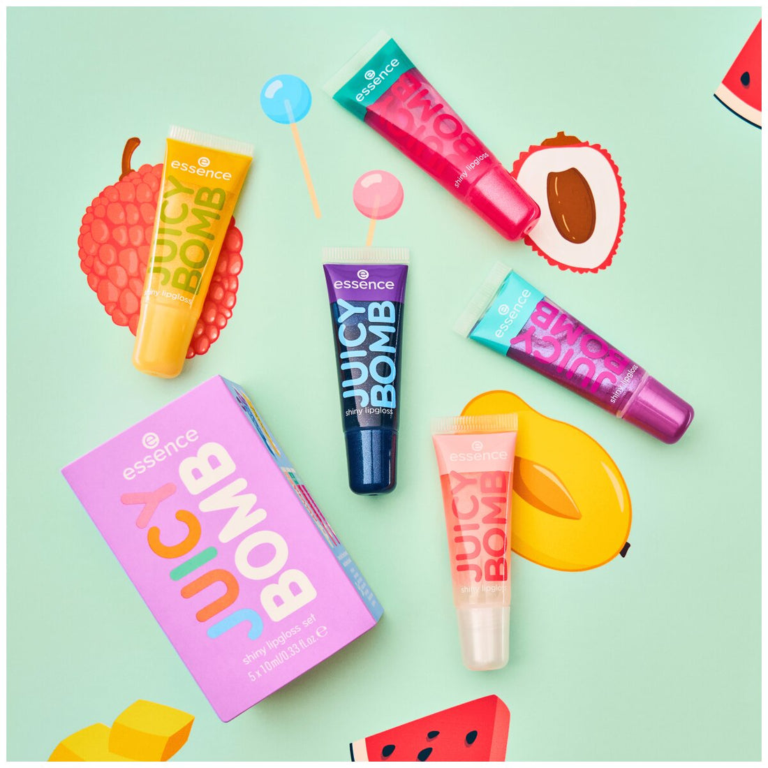 Essence Juicy Bomb Shiny Lipgloss Set 02 Sweet & Glossy!