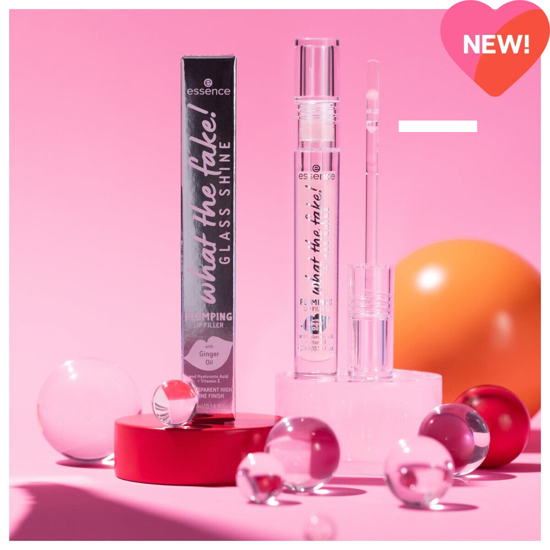Essence What The Fake! Glass Shine Plumping Lip Filler 01