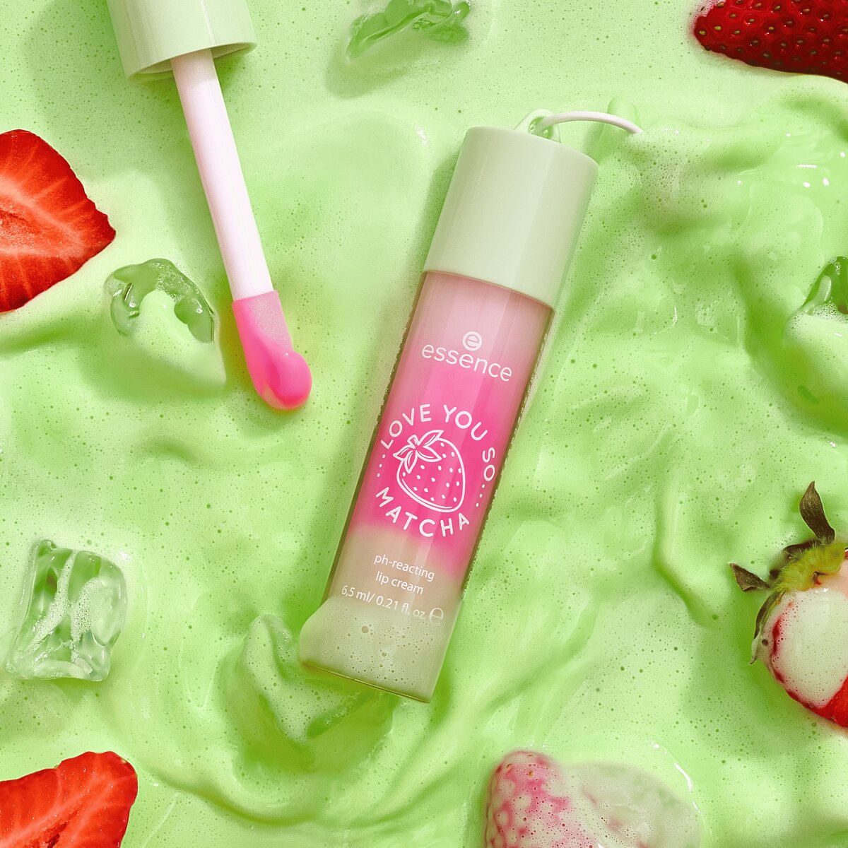 Essence LOVE YOU SO MATCHA ph-reacting lip cream 01
