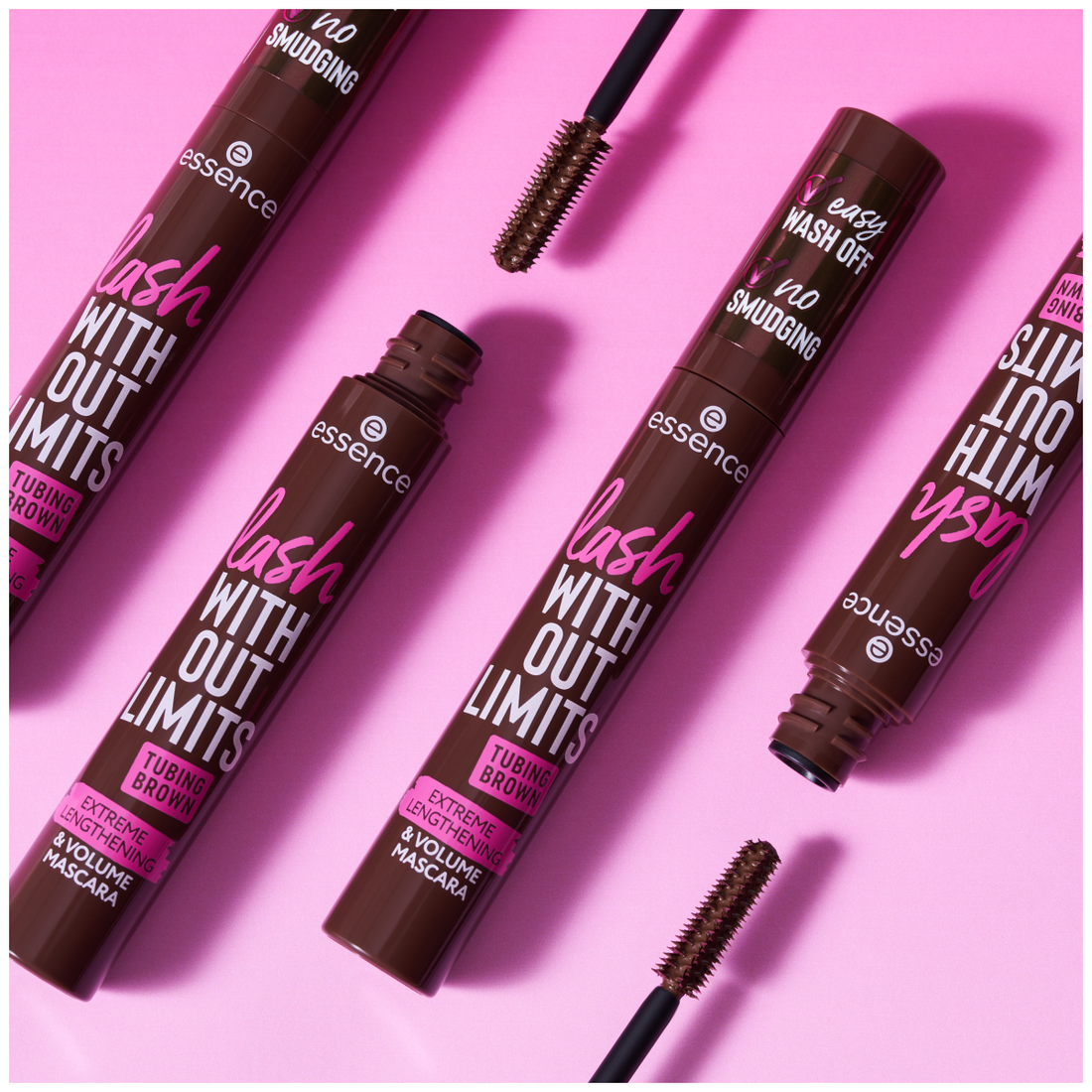 essence Lash Without Limits Tubing Brown Extreme Lengthening &amp; Volume Mascara