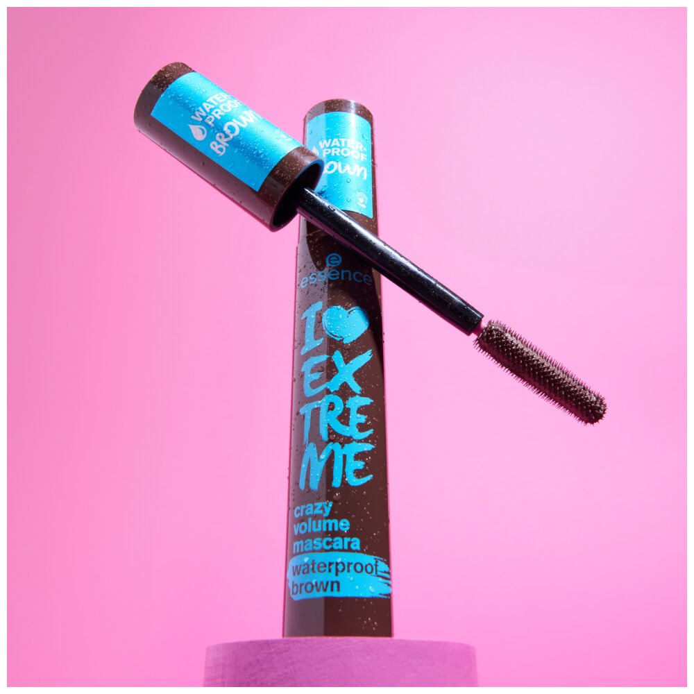 essence I Love Extreme Crazy Volume Mascara | Waterproof Brown