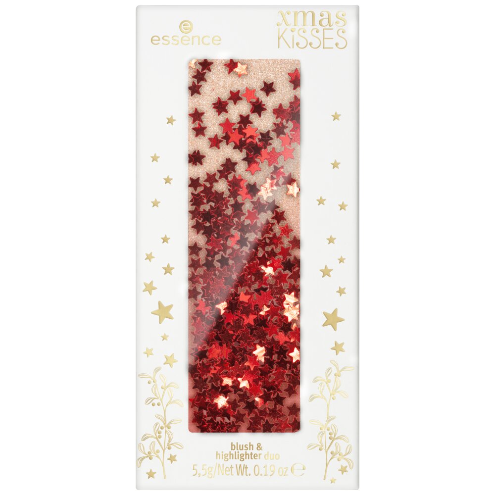 Essence Xmas KiSSES Blush &amp; Highlighter Duo 01 Under The Mistleglow!