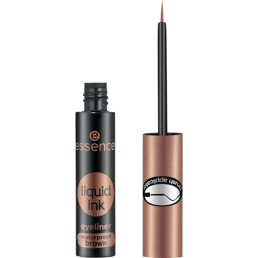 Essence Liquid Ink Eyeliner Waterproof Brown 02